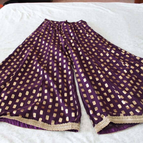 Pink & Purple Sharara - Picture 3 of 4